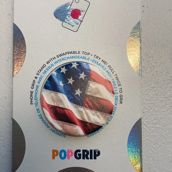 3/$15 Popsocket American flag print design - Picture 7 of 12